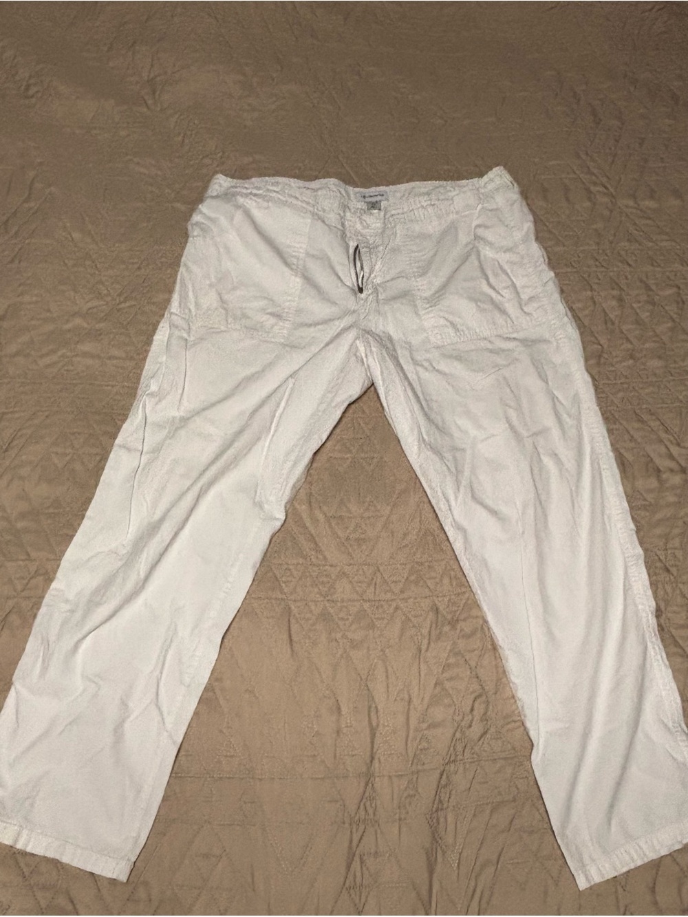 Liz Claiborne White Straight-Leg Women's Pants